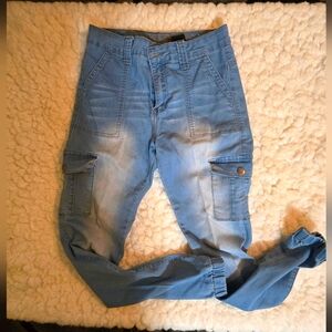 🦄VIP Elastic hem cargo jeans 7/8🦄